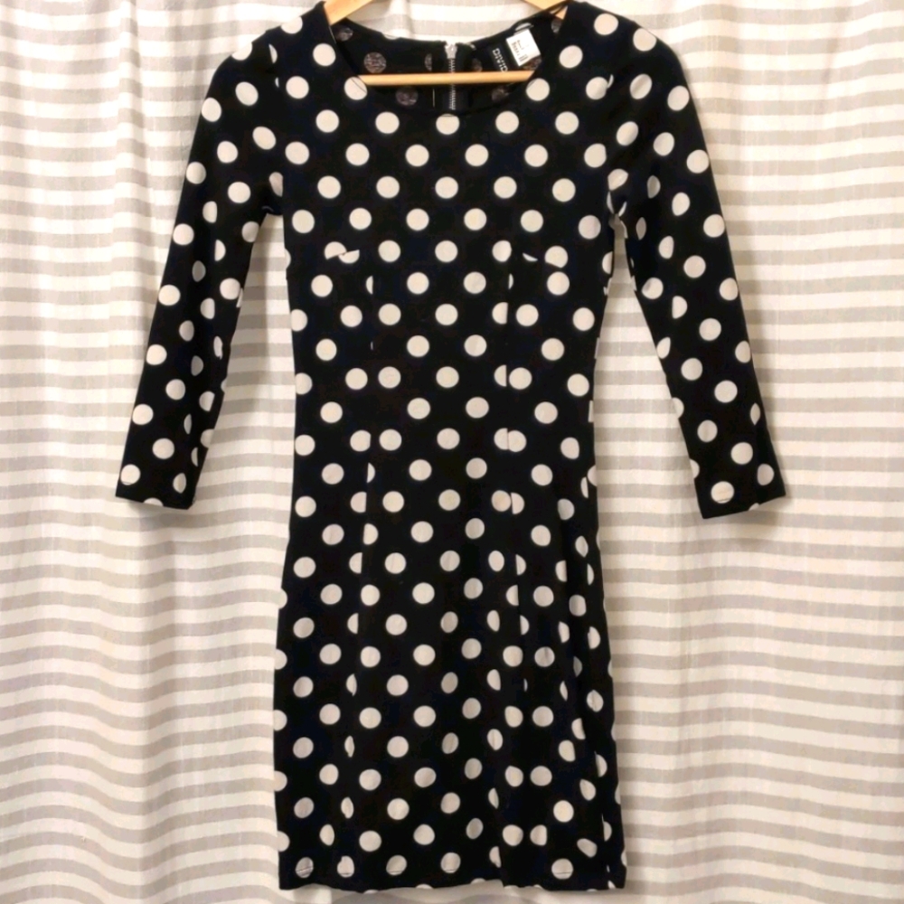 H&M Polkadot midi dress